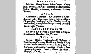 Le canton d'Evian Annuaire du département du Léman pour l'année 1811
