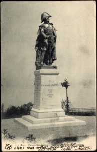Statue de Dupas, square de Benicasim, à Evian-les-bains