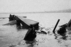 L’accident de la ligne Evian-Lausanne, du 2 août 1930- photo Cornaz