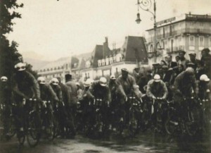 départ 19eme étape du tour de France à Evian en 1931