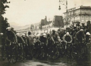départ 19eme étape du tour de France à Evian en 1931
