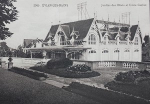 Jardins des hôtels et usine Cachat