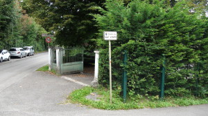 plaque de rue Evian les bains