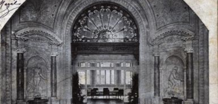 Hall central des anciens thermes d'Evian Les Bains - Palais Lumière 74500)