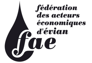 logo de la FAE évian commerçants