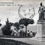 Statue du général Dupas et le square