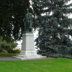 Statue du général Dupas Jardin de Benicassim