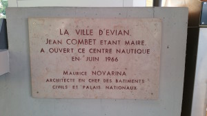 Piscine d'Evian - Centre Nautique Jean Combet - maire d'Evian de 1961 à 1971 1961