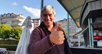 Frank, vice président du club de handball d'Evian